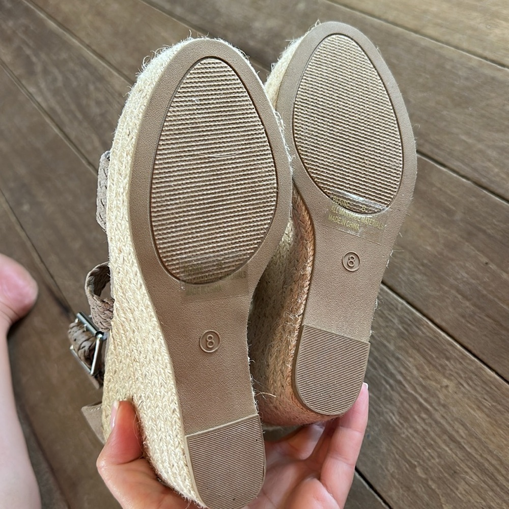 New Charlotte Russe Wedge heels women’s size 8 - Picture 6 of 6